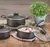Batería De Cocina Tramontina Turim Con 7 Piezas Negro en internet