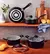 Batería De Cocina Tramontina Turim Con 7 Piezas Negro - comprar online