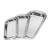 Set Bandejas rectangulares Acero Inoxidable Tramontina