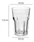Vaso facetado 400ml Durax x12 - Picles Distribuidora
