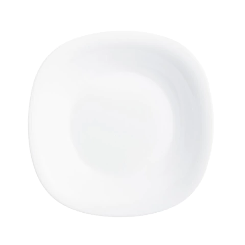 Platos Hondos Carine 21 cm Vidrio Templado Blanco Luminarc x6 - comprar online