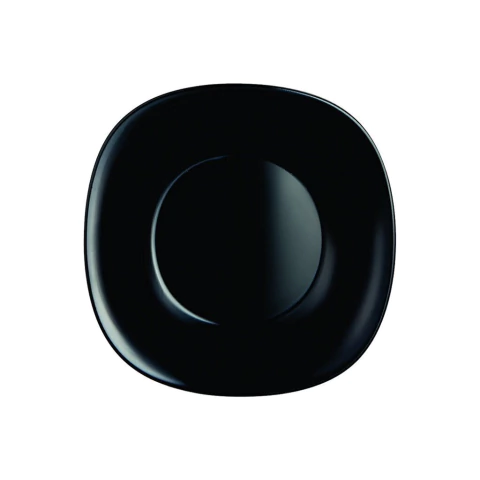 Platos Hondos Carine 21 cm Vidrio Templado Negro Luminarc x6 - comprar online