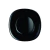 Platos Hondos Carine 21 cm Vidrio Templado Negro Luminarc x6 - comprar online