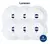 Plato Playo Everyday Vidrio Templado Blanco x6 Luminarc en internet