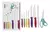 Set Cuchillas y Tijera Penus Multicolor 8 pz Tramontina - comprar online