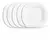 Plato Playo Carine Cristal Templado Blanco x6 Luminarc en internet