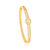 PU91101 - BRACELETE CRAVEJADO COM CIRCULO DETALHADO - FOLHEADO A OURO - comprar online