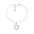 PUL9822 - PULSEIRA ELO PORTUGUÊS CORAÇÃO CADEADO - FOLHEADO A PRATA 925 - comprar online