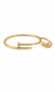 Imagem do Kit Bracelete + Anel á Prova D'Água Dourado Prego