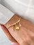 PU91350 - PULSEIRA CORAÇÃO LISO - FOLHEADO A OURO