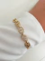 PU91435 - BRACELETE PONTOS CRAVEJADOS - FOLHEADO A OURO