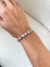 PUL9936 - PULSEIRA GOTAS CRAVEJADAS - FOLHEADO A PRATA 925