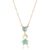 COL9659 - COLAR VENEZIANA CORAÇÃO ZIRCÔNIA 1 MENINO - FOLHEADO A OURO - comprar online