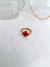 ANEL INSPIRAÇÃO VG VERMELHO - AÇO INOX - DOURADO - loja online