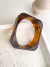 PU91268 - BRACELETE QUADRADO GROSSO RESINADO - MARMORIZADO - comprar online