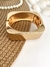 PUL9970 - BRACELETE QUADRADO LISO - FOLHEADO A OURO