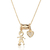 COL9682 - COLAR VENEZIANA 1 JOGADOR - FOLHEADO A OURO - comprar online