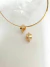 PIER981 - PIERCING FAKE ESTILO ROMANO CRAVEJADO - FOLHEADO A OURO