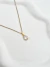 Colar Aço Inoxidável Gota Zircônia Cravejada Folheado a Ouro 18K na internet