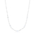 CH9439 - CHOKER LOSANGO CRISTAL - FOLHEADO A PRATA 925