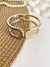 PUL9668 - BRACELETE VAZADO - FOLHEADO A PRATA 925 E A OURO 18K - comprar online