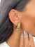 BR92334 - BRINCO GOTA LISA G - FOLHEADO A OURO - comprar online