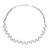 COL9986 - COLAR GOTINHAS CRAVEJADAS - FOLHEADO A PRATA 925 na internet