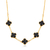 CH9564 - CHOKER INSPIRAÇÃO VG PRETO ZIRCÔNIA - FOLHEADO A OURO - comprar online