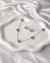 Imagem do Conjunto Colar + Brinco Folheado a Prata 925 Corações Chic