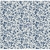 Tecido Tricoline Floral Gerbera Cor Branco com Azul Marinho Caldeira - 0,5m x 1,50m