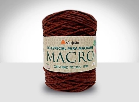Fio Especial para Macramê Macro Cacau (AM07) - 150 metros
