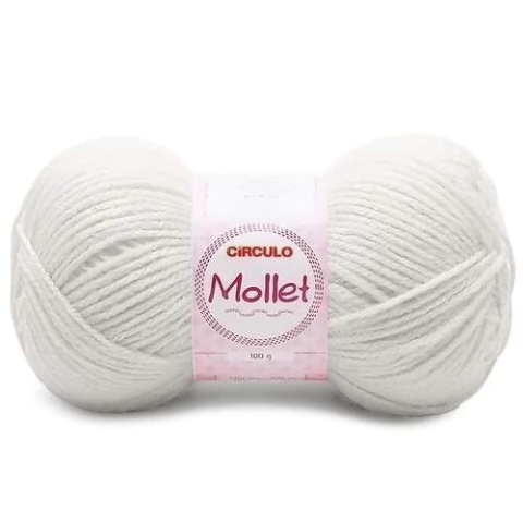 Fio Mollet Círculo 100g 100% Acrílico - Branco (10) - comprar online