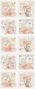 Tecido Tricoline Digital Painel Romantic Fuxicos e Fricotes (RO008)