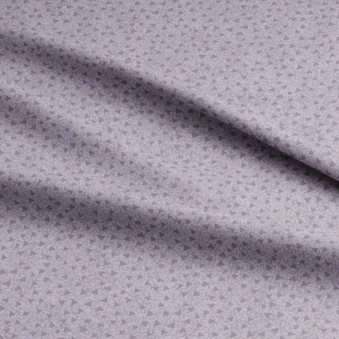 Tecido Tricoline Mini Triângulo Lavanda (RT687) - 0,5m x 1,50m