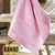 Toalha de Banho para Pintar e Bordar Dohler Velour Artesanalle 70cm x 1,40m - Rosa