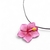 COLAR HIBISCO ROSA