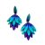 BRINCO PLUMA TURQUESA