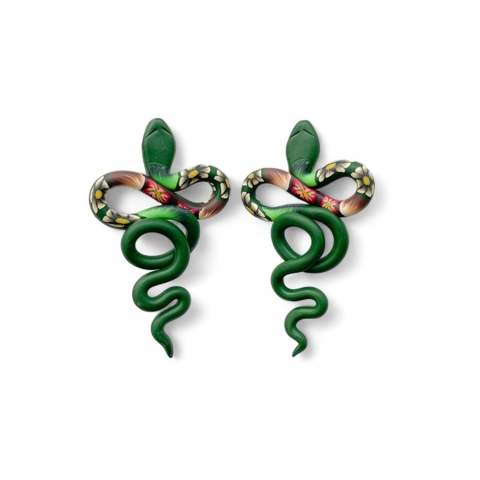 BRINCO SERPENTE VERDE