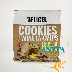 Delicel - Galletitas sabor vainilla y chips sin TACC