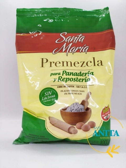 Santa María - Premezcla universal sin lactosa - 1kg
