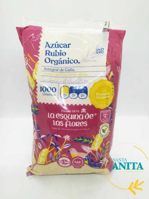 La Esquina De Las Flores - Azúcar rubia orgánica - 1kg