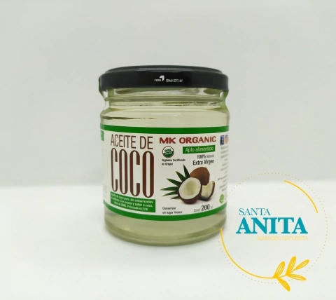 Mk Organic - Aceite de coco virgen - 200ml