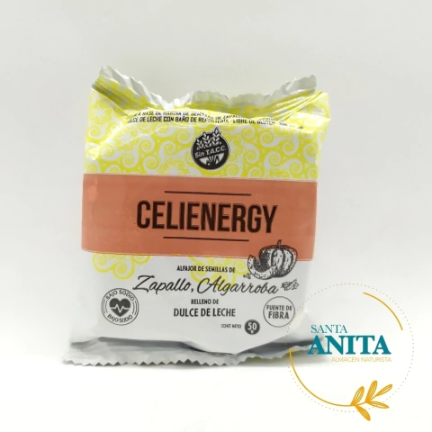 Celienergy- Alfajor de semillas con dulce de leche