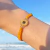 Pulseira Girassol Macrame - comprar online