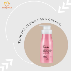 Tododia Crema para Cuerpo Nutrición Prebiótica Frambuesa y Pimienta Rosa 400ml - By Natura 74897-74900