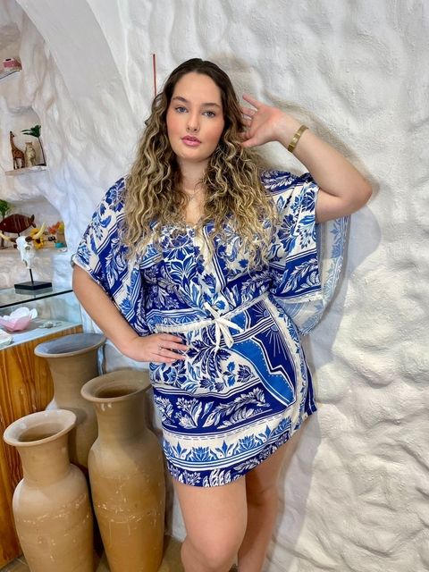 Vestido Iracema - azulejos