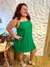 vestido jeri tradicional verde bandeira - Hey Nah