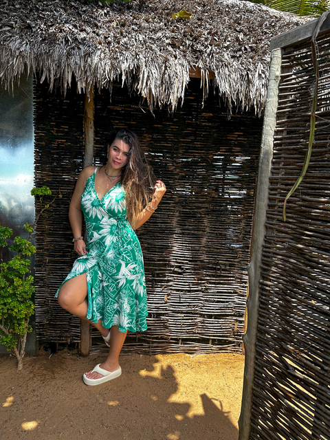 vestido ventania midi