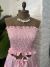 Cropped nuvem - listras rosa