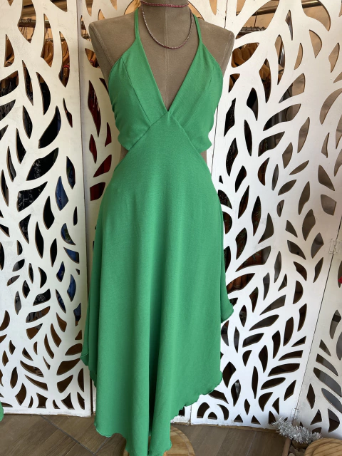 Vestido Saline - Verde bandeira